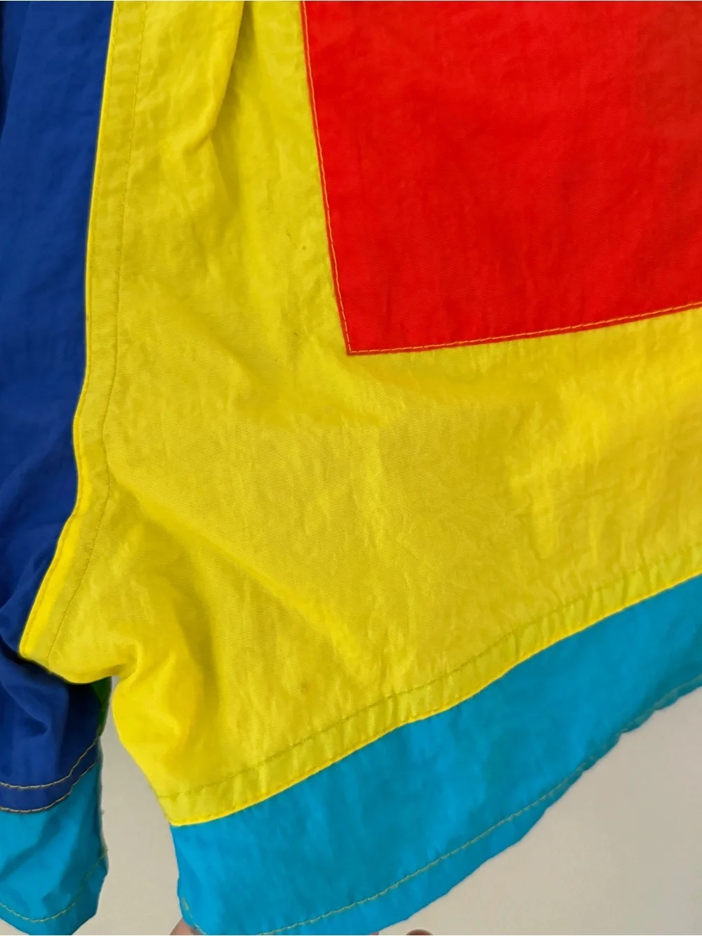 Jams World vintage Colorblock swim trunks shorts